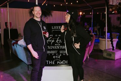Luxe event production portrait